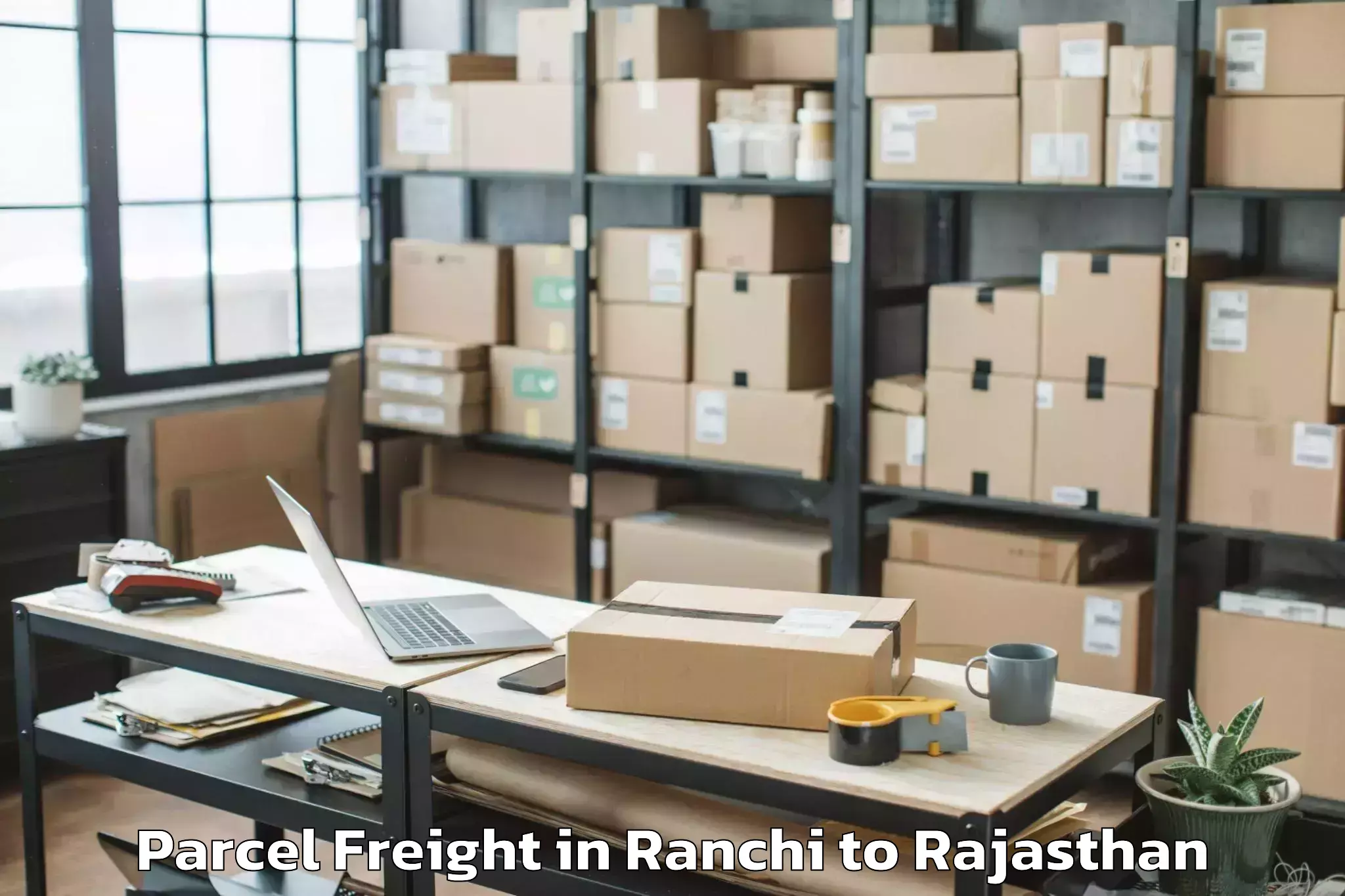 Professional Ranchi to Parvatsar Parcel Freight